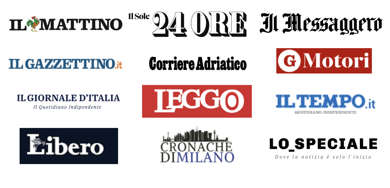 Testate Giornalistiche - Dicono di noi