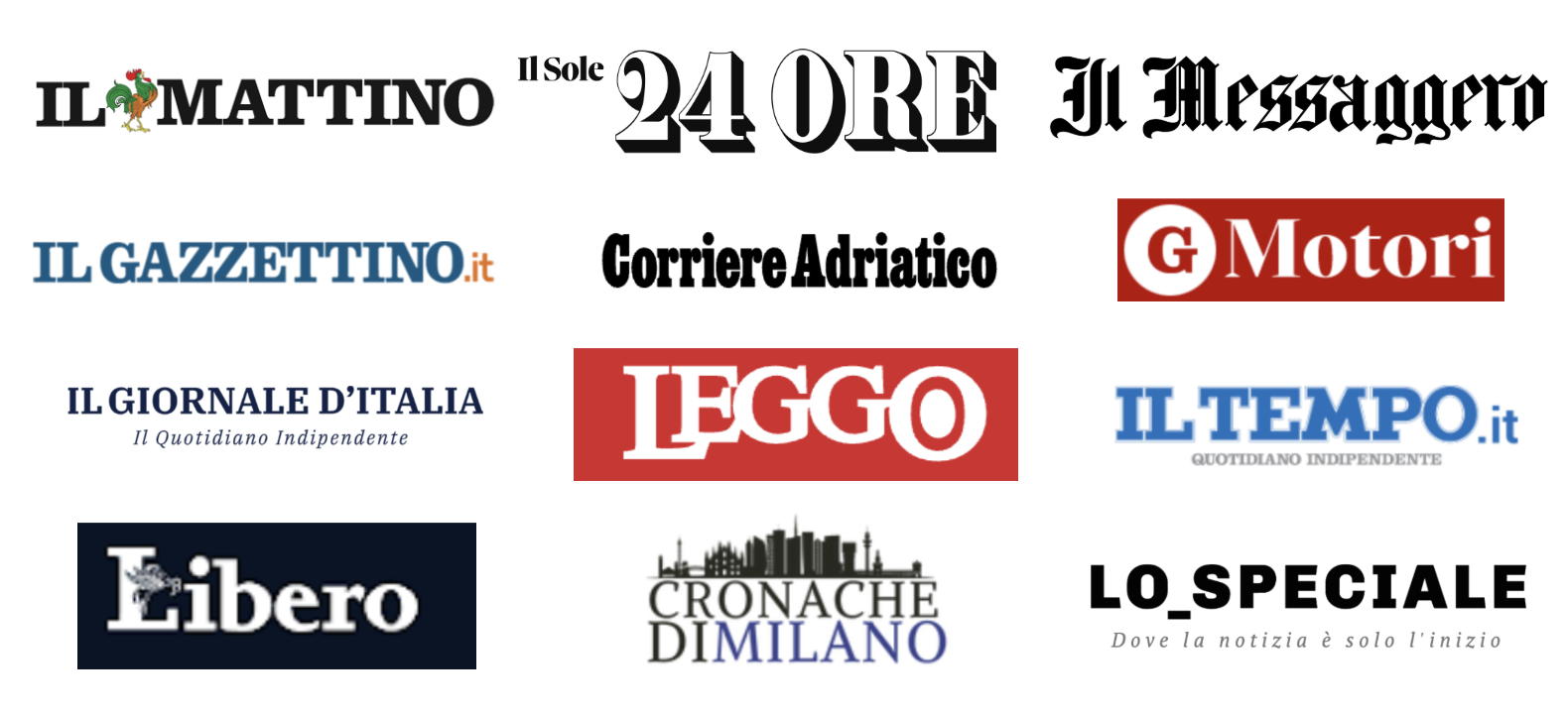 Testate Giornalistiche - Dicono di noi