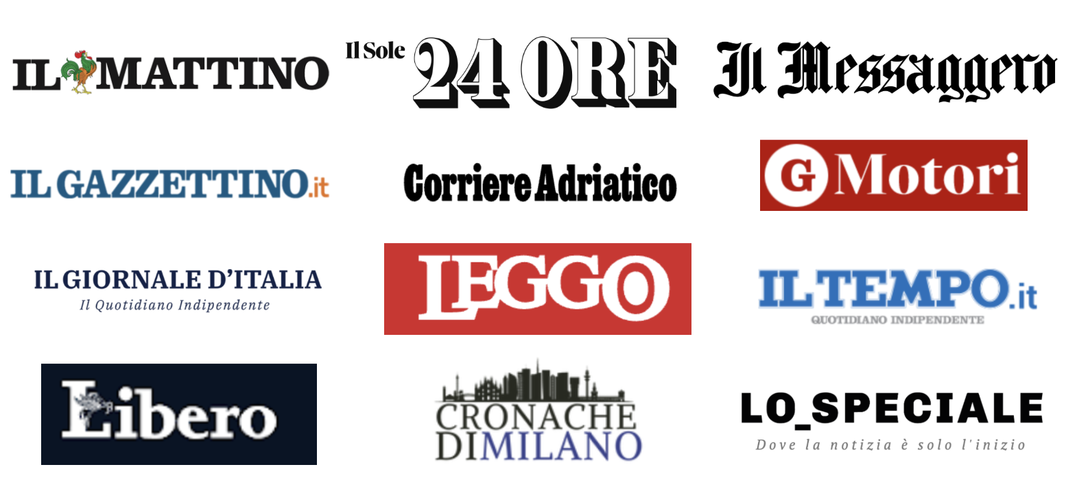 Testate Giornalistiche - Dicono di noi