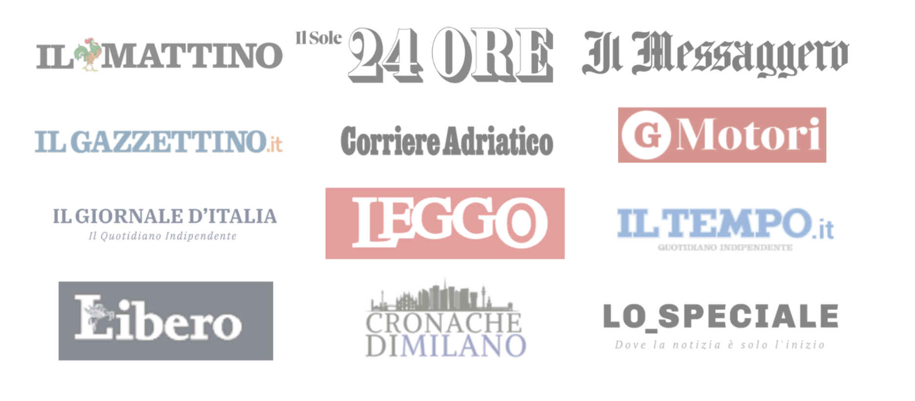 Testate Giornalistiche - Dicono di noi