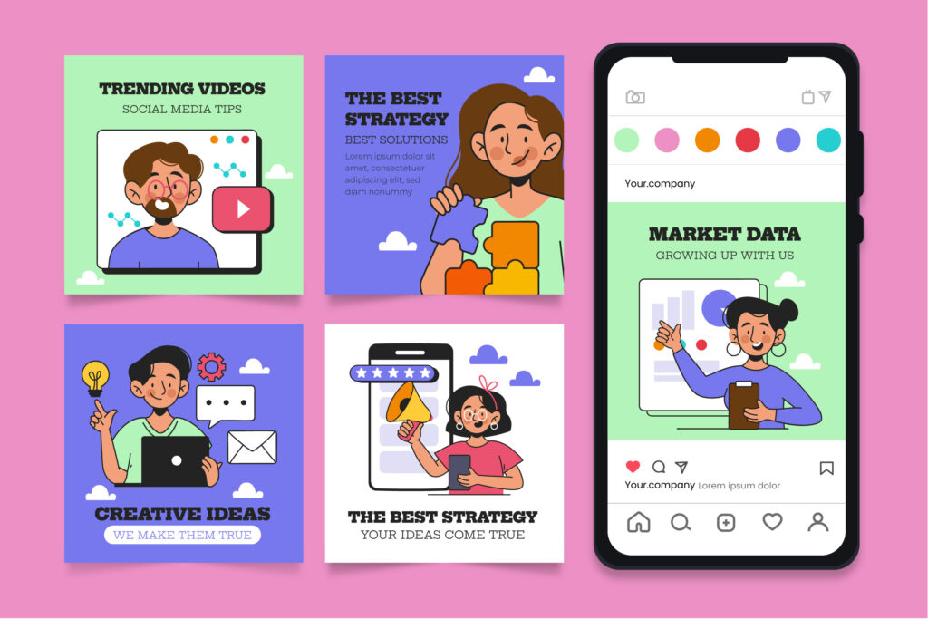 feed social instagram visibilità social marketing contenuti